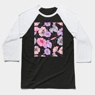 Beautiful Botanical Bindweed Baseball T-Shirt